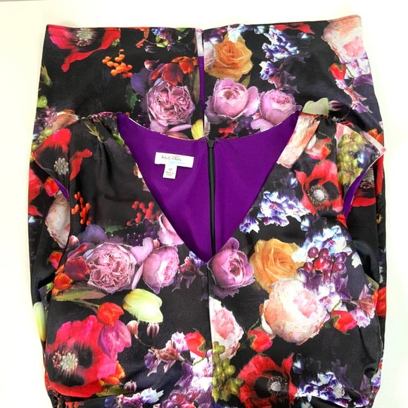 Ivy & Blue Maggy Boutique Floral Sheath Bodycon Dress Size12 - Picture 8 of 8